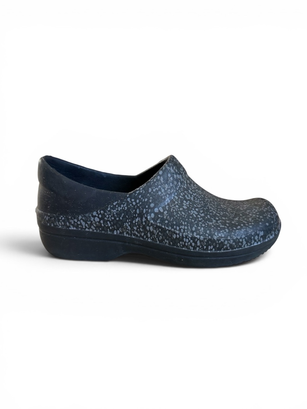 Crocs Neria Pro II Work Clogs Black Speckled Slip Resistant Women’s 8